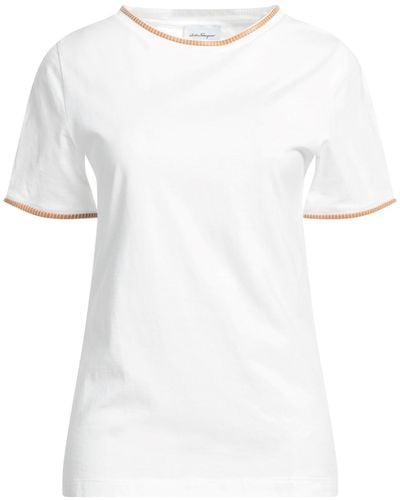 Ferragamo T-shirts - Weiß