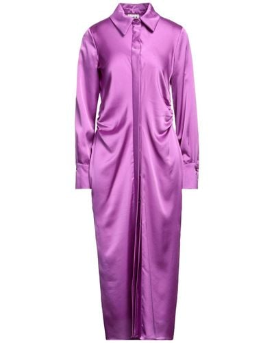 Berna Midi Dress - Purple