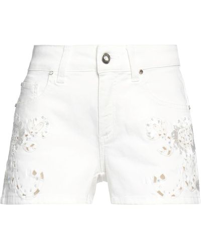 Angelo Marani Shorts Jeans - Bianco