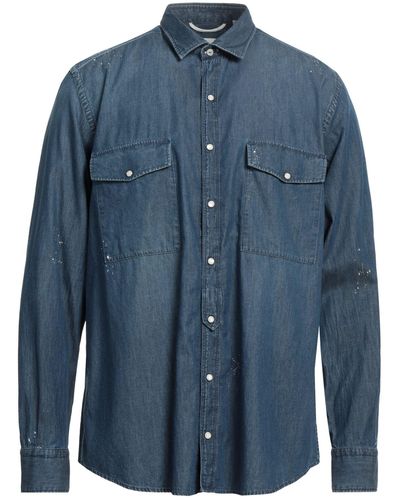 MASTRICAMICIAI Camicia Jeans - Blu