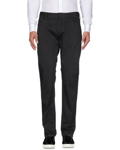 Black Armani Jeans Pants, Slacks and Chinos for Men | Lyst
