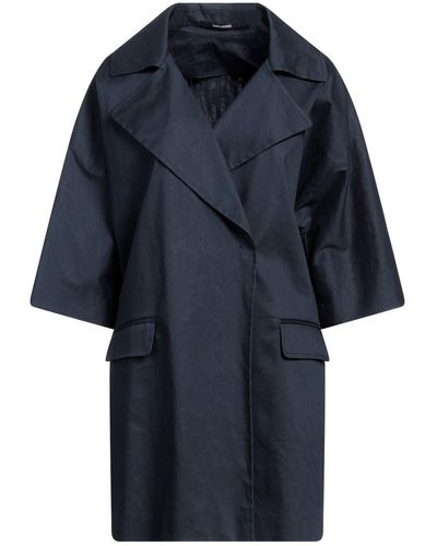 Tagliatore 0205 Overcoat & Trench Coat - Blue
