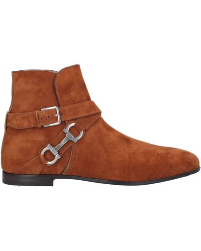 Ferragamo Ankle Boots - Brown