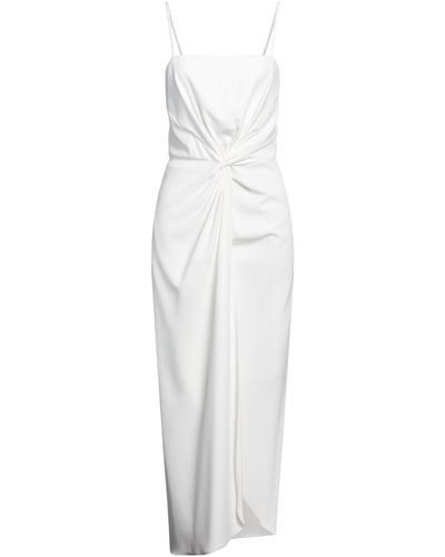 P.A.R.O.S.H. P.A.R.O..H. Maxi Dress Polyester, Elastane - White
