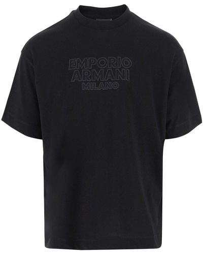 Emporio Armani T-shirts - Schwarz