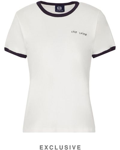 8 by COCO CAPITÁN The Easy Tee T-Shirt Cotton - White