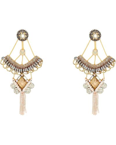 Deepa Gurnani Earrings - Metallic