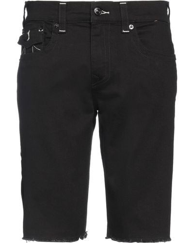 True Religion Shorts Jeans - Nero