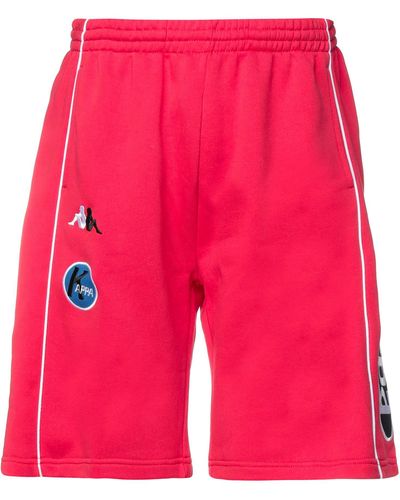 Kappa Shorts & Bermuda Shorts - Red