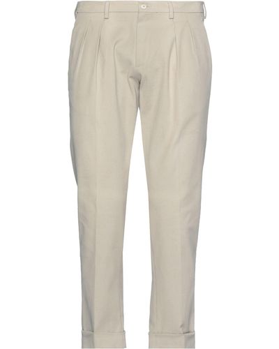 Angelo Nardelli Cropped Trousers - Natural