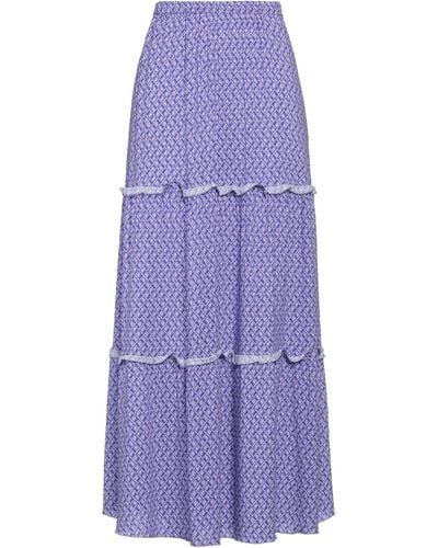 IU RITA MENNOIA Maxi Skirt - Purple