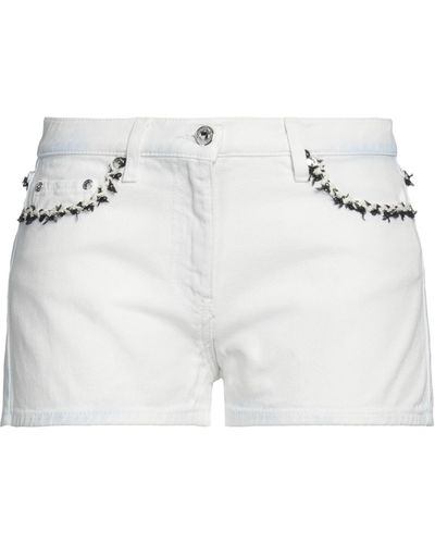 MSGM Denim Shorts - White
