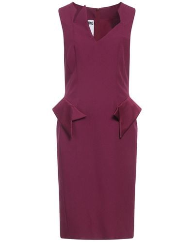 Moschino Midi Dress Acetate, Viscose - Purple