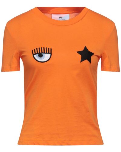 Chiara Ferragni T-shirts - Orange