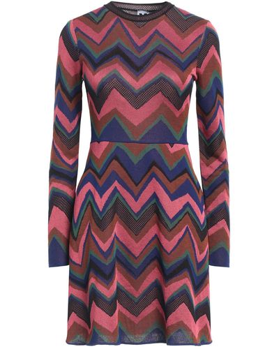 M Missoni Robe courte - Rouge