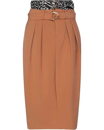 Manila Grace Midi Skirt - Orange
