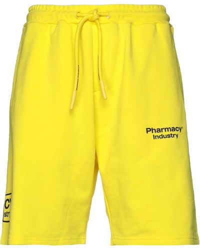 Pharmacy Industry Shorts & Bermuda Shorts - Yellow