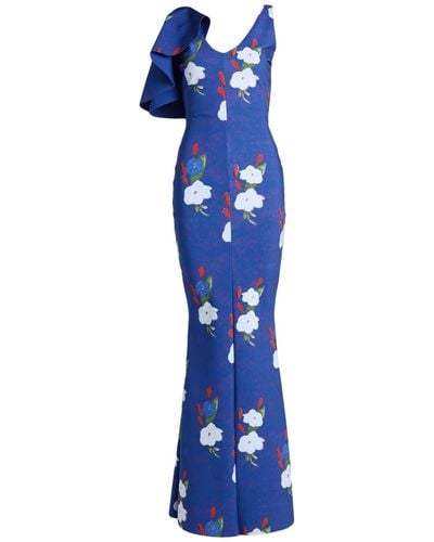 La Petite Robe Di Chiara Boni Vestido largo - Azul