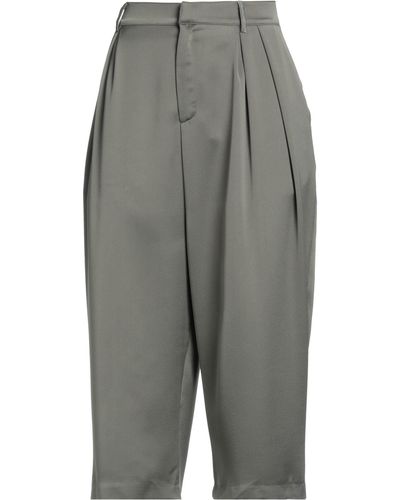 CROCHÈ Cropped Trousers - Grey