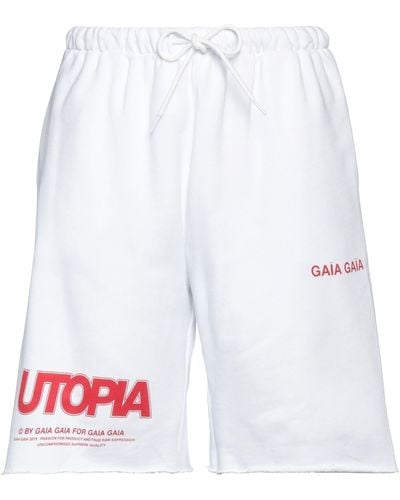 GAÏA GAÏA Shorts & Bermuda Shorts - White