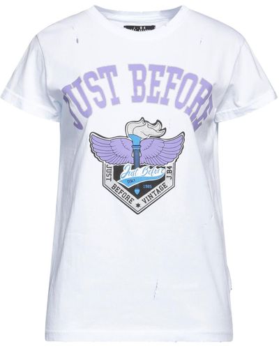 J·B4 JUST BEFORE T-shirt - White