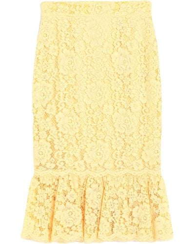 Dolce & Gabbana Midi Skirt - Yellow