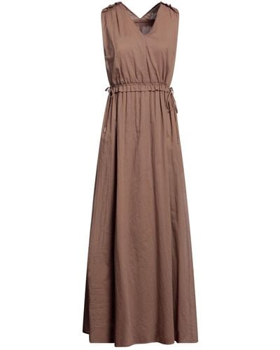 Peserico Maxi-Kleid - Braun