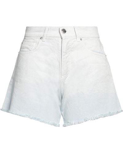 Twin Set Denim Shorts - White