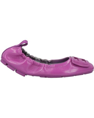 Hogan Ballet Flats - Purple