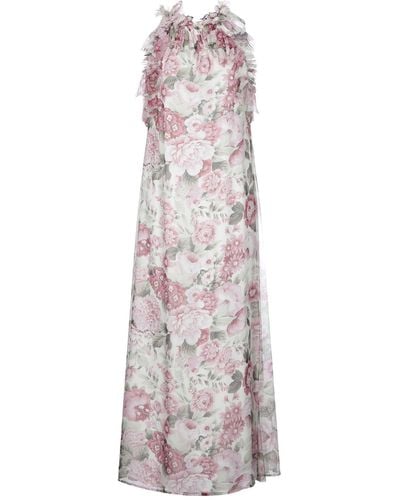 P.A.R.O.S.H. Maxi Dress - White