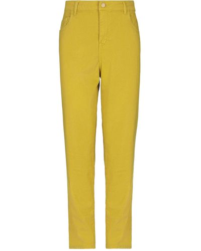 Manila Grace Denim Pants - Yellow