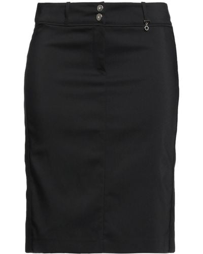 Angelo Marani Midi Skirt - Black