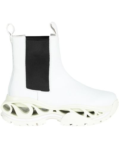 Acupuncture Ankle Boots - White