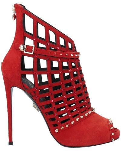 Philipp Plein Ankle Boots - Red