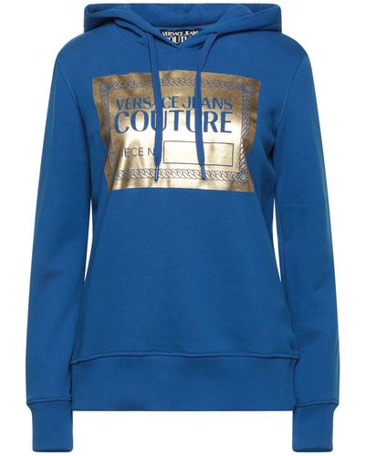 Versace Bright Sweatshirt Cotton, Elastane - Blue