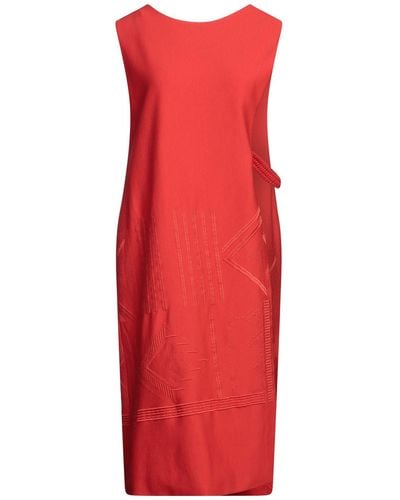 Liviana Conti Midi Dress - Red