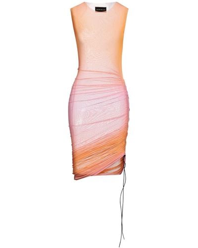 Louisa Ballou Midi Dress - Pink