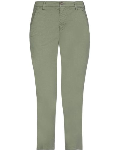 40weft Cropped Trousers - Green