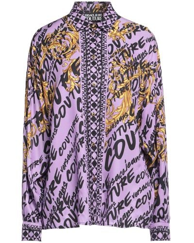 Versace Mauve Shirt Viscose - Purple