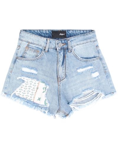 Ash Denim Shorts - Blue