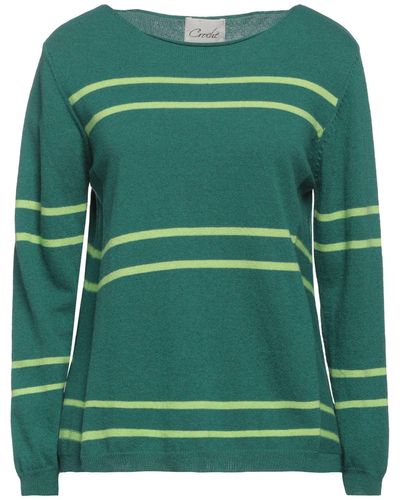 CROCHÈ Pullover - Verde