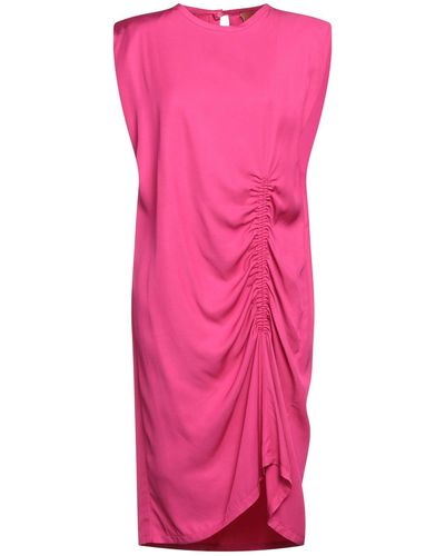 Nude Midi Dress - Pink