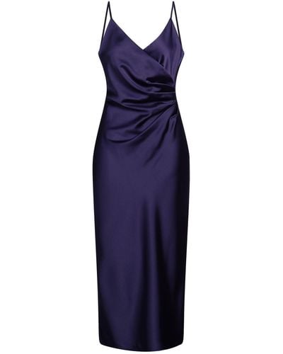 Imperial Maxi Dress Polyester - Blue