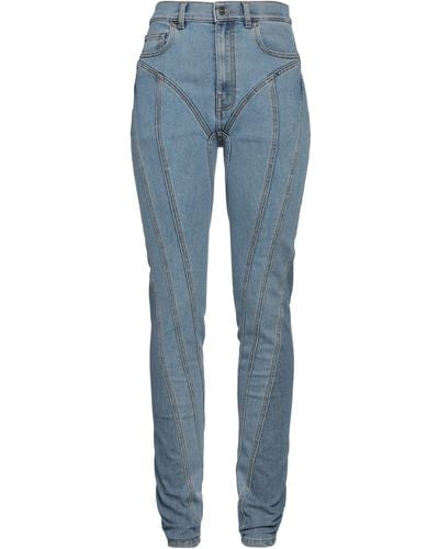 Mugler Pantaloni Jeans - Blu
