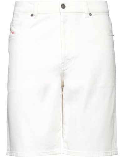 DIESEL Jeansshorts - Weiß