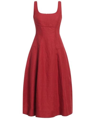 Chloé Vestido midi - Rojo