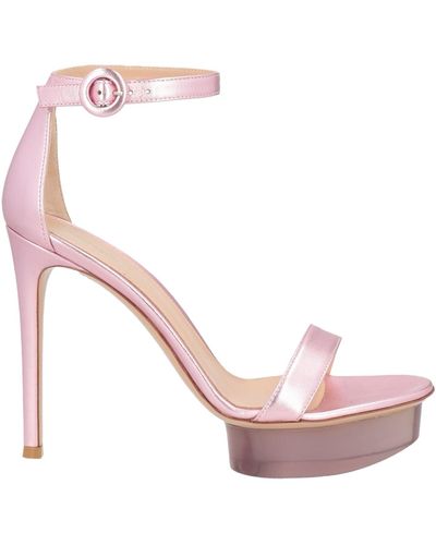 Gianvito Rossi Sandals Leather - Pink