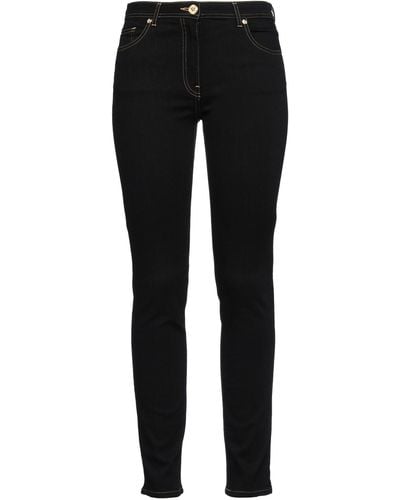 Versace Pantalon en jean - Noir