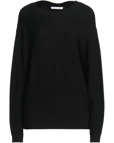 Caractere Pullover - Schwarz