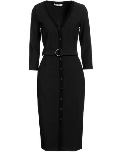 Caractere Vestido midi - Negro